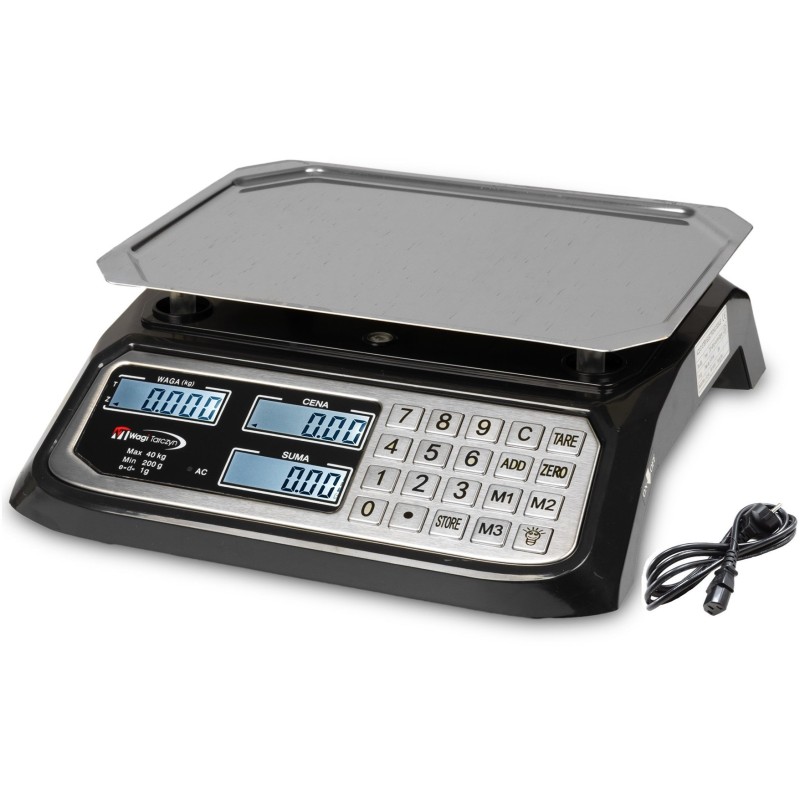 Electronic scale WAGI TARCZYN WT-1015 40kg Electronic scale WAGI TARCZYN WT-1015 40kg