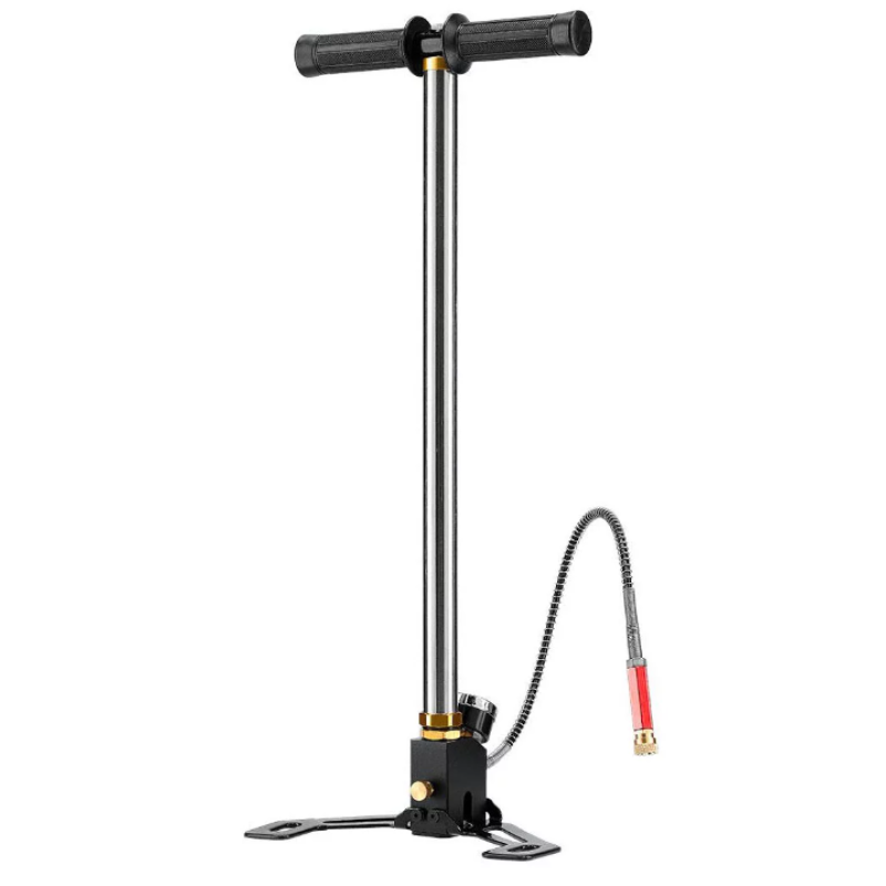 Umarex PCP pump with dehumidifier and foldable base