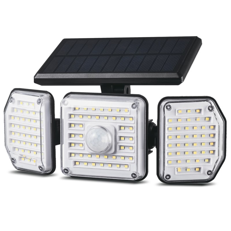 Maclean IP65 Solar LED Lamp with Motion and Dusk-to-Dawn Sensor IP65 4W 320lm 4000K Li-ion 1200 mAh 3 Operating Modes Floodlight Security Garden Entryway HQ Maclean IP65 Solar LED Lamp with Motion and Dusk-to-Dawn Sensor IP65 4W 320lm 4000K Li-ion 1200 mAh 3 Operating Modes Floodlight Security Garden Entryway HQ