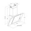 Akpo WK-4 Grand Eco 60 Chimney hood Black Akpo WK-4 Grand Eco 60 Chimney hood Black