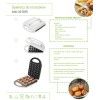 Peanut/cookie toaster (24 pieces) Adler AD 3039 white Peanut/cookie toaster (24 pieces) Adler AD 3039 white