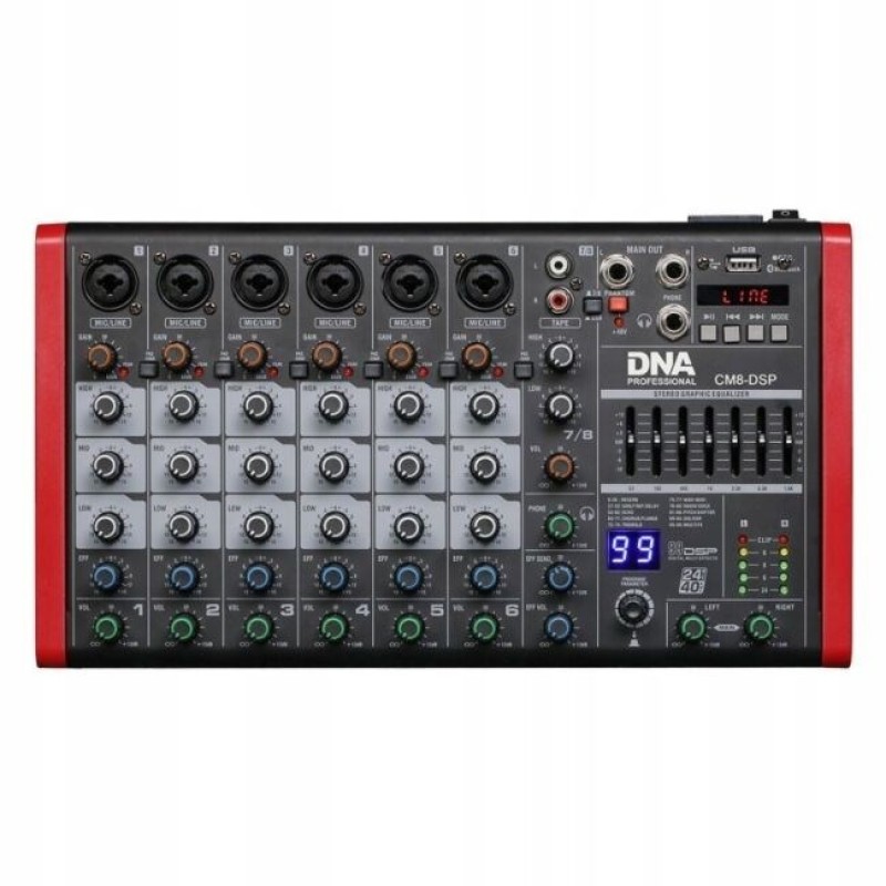 DNA CM8-DSP - USB audio mixer with MP3 player