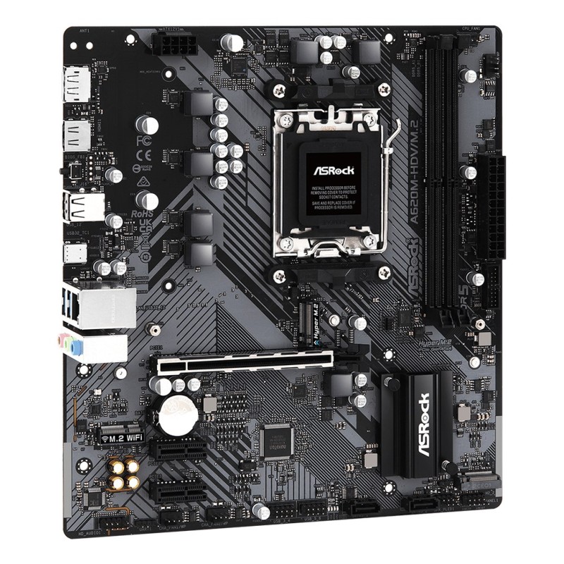 Asrock A620M-HDV/M.2 AMD A620 Socket AM5 micro ATX Asrock A620M-HDV/M.2 AMD A620 Socket AM5 micro ATX