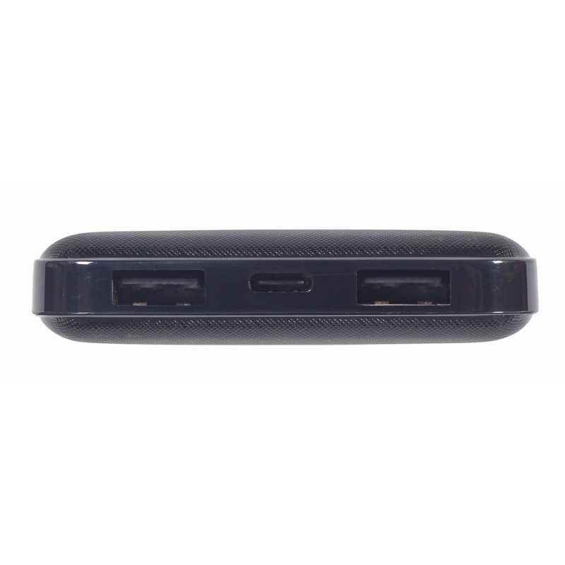 Gembird PB10-02 power bank Lithium Polymer (LiPo) 10000 mAh Black Gembird PB10-02 power bank Lithium Polymer (LiPo) 10000 mAh Black