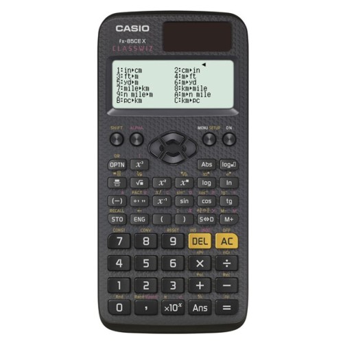 CASIO FX-85CEX SCIENTIFIC CALCULATOR, OFFICE, SCHOOL, 379 FUNCTIONS, 77X166MM, BLACK CASIO FX-85CEX SCIENTIFIC CALCULATOR, OFFICE, SCHOOL, 379 FUNCTIONS, 77X166MM, BLACK