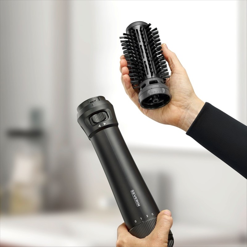 Severin WL 0241 hair styling tool Hot air brush Warm Black 1000 W 1.8 m Severin WL 0241 hair styling tool Hot air brush Warm Black 1000 W 1.8 m