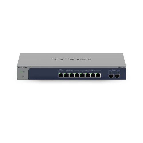 NETGEAR 8-Port Multi-Gigabit/10g Ethernet Smart Managed Pro Switch with 2 SFP+ Ports (MS510TXM) NETGEAR 8-Port Multi-Gigabit/10g Ethernet Smart Managed Pro Switch with 2 SFP+ Ports (MS510TXM)