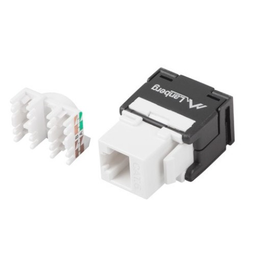 Adapter 45x45 2xRJ45 (wypukły kątowy) ALANTEC Adapter 45x45 2xRJ45 (wypukły kątowy) ALANTEC
