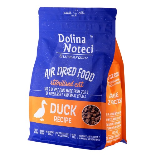 DOLINA NOTECI Superfood Sterilised Duck - Dry Cat Food - 1 kg DOLINA NOTECI Superfood Sterilised Duck - Dry Cat Food - 1 kg