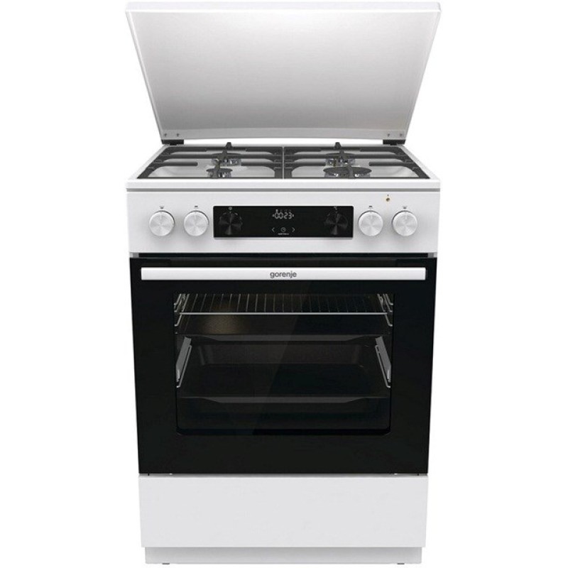 Gorenje GKS6C71WF Freestanding cooker with oven White