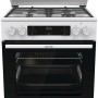 Gorenje GKS6C71WF Freestanding cooker with oven White