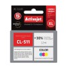 Activejet AC-511R Ink cartridge (replacement for Canon CL-511; Premium; 12 ml; color)