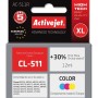 Activejet AC-511R Ink cartridge (replacement for Canon CL-511; Premium; 12 ml; color)