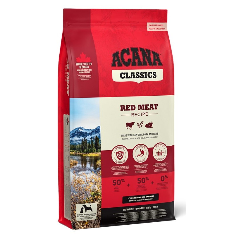 ACANA Classics Red Meat - dry dog food - 14,5kg ACANA Classics Red Meat - dry dog food - 14,5kg