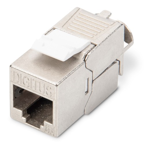 Digitus CAT 6A Keystone module, shielded, tool-free mounting connection Digitus CAT 6A Keystone module, shielded, tool-free mounting connection