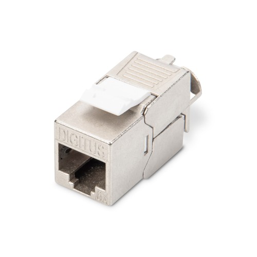 Digitus CAT 6A Keystone module, shielded, tool-free mounting connection Digitus CAT 6A Keystone module, shielded, tool-free mounting connection