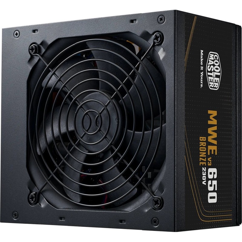 Cooler Master MWE Bronze 650 V3 230V power supply unit 650 W 24-pin ATX ATX Black Cooler Master MWE Bronze 650 V3 230V power supply unit 650 W 24-pin ATX ATX Black