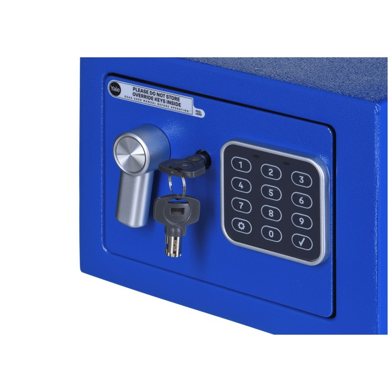 Yale YSV/170/DB2/B Freestanding safe 3.8 l Steel Blue Yale YSV/170/DB2/B Freestanding safe 3.8 l Steel Blue
