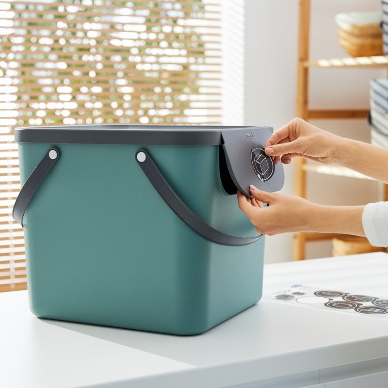 ROTHO Albula Green - waste sorting container - 40l ROTHO Albula Green - waste sorting container - 40l