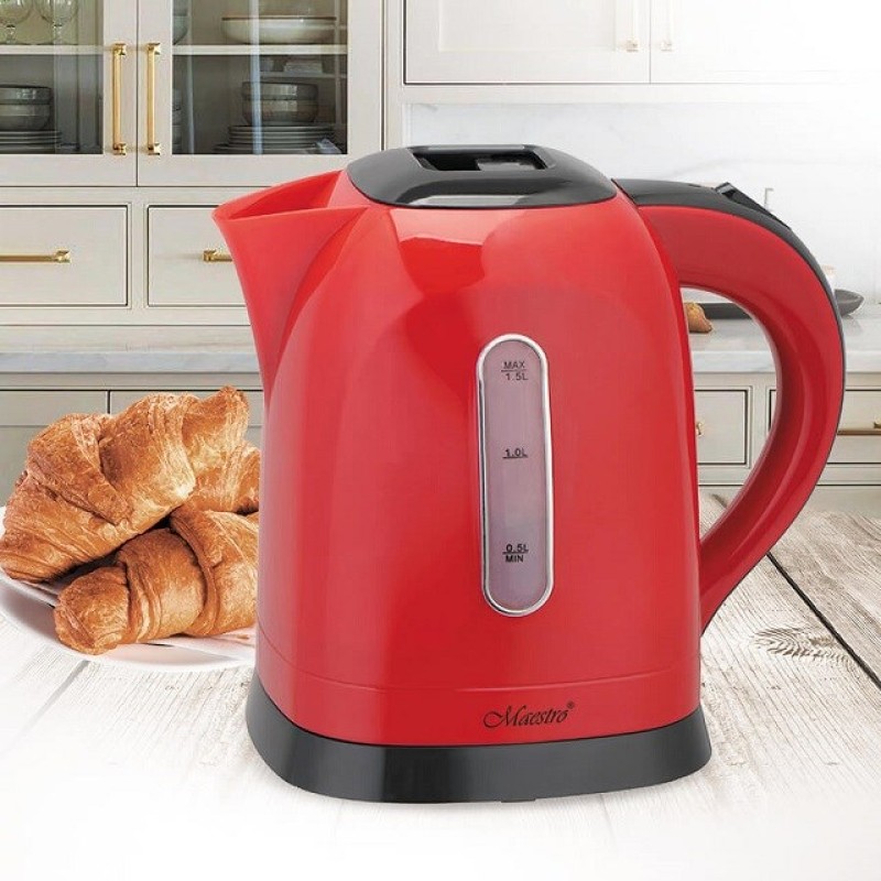 MAESTRO electric kettle 1,5 l MR-034-RED MAESTRO electric kettle 1,5 l MR-034-RED