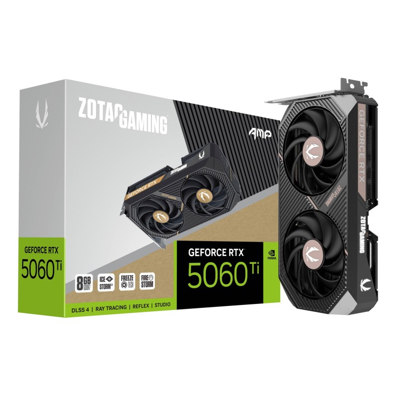 Zotac GAMING GeForce RTX 5060 Ti AMP NVIDIA 8 GB GDDR7 Zotac GAMING GeForce RTX 5060 Ti AMP NVIDIA 8 GB GDDR7