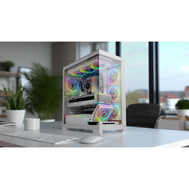 MODECOM VOLCANO STELLAR PLUS ARGB MIDI 8F WHITE MODECOM VOLCANO STELLAR PLUS ARGB MIDI 8F WHITE