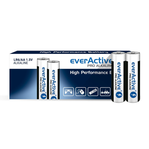 Alkaline batteries everActive Pro Alkaline LR6 AA - shrink pack - 10 pieces Alkaline batteries everActive Pro Alkaline LR6 AA - shrink pack - 10 pieces