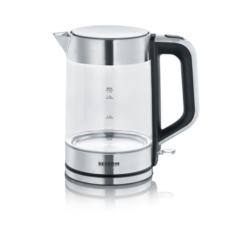 Severin WK 3420 electric kettle 1.7 L 2200 W Black, Stainless steel, Transparent Severin WK 3420 electric kettle 1.7 L 2200 W Black, Stainless steel, Transparent