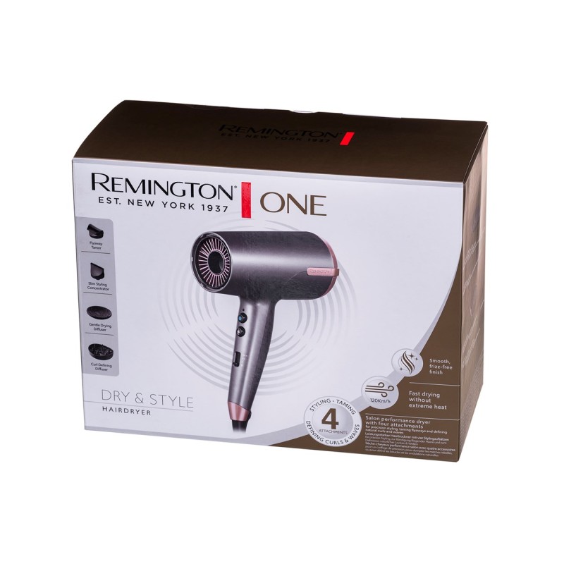 Remington D6077 hair dryer 2000 W Bronze, Grey Remington D6077 hair dryer 2000 W Bronze, Grey