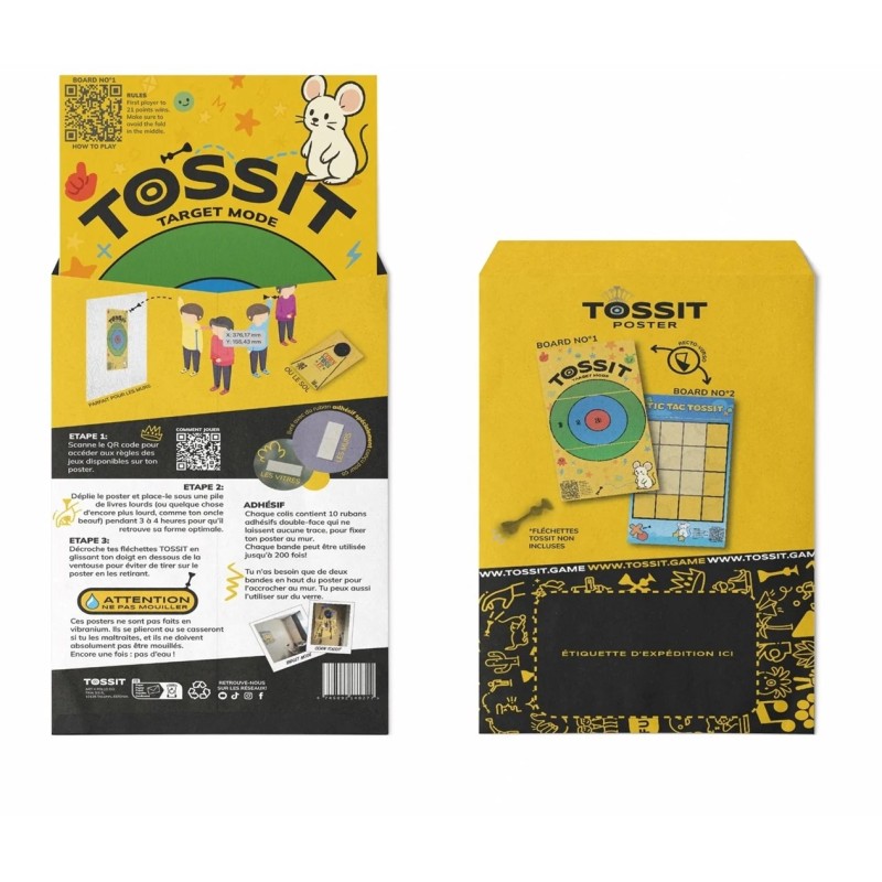 TOSSIT target board – Chores Game & Cornhole
