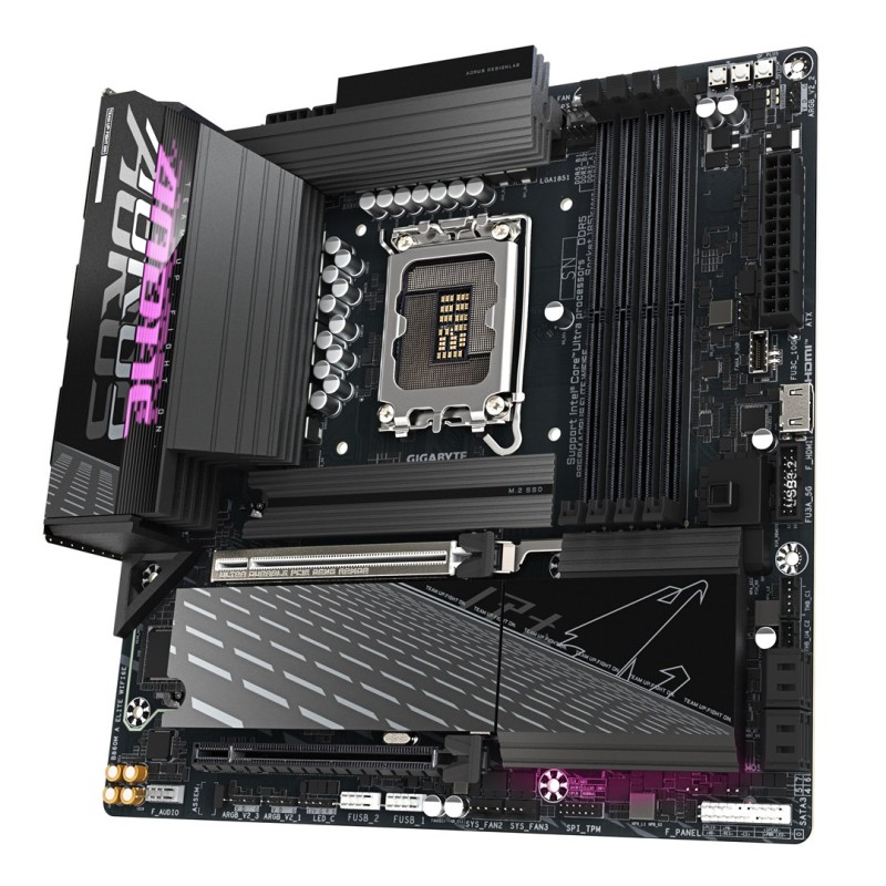 GIGABYTE B860M AORUS ELITE WIFI6E Motherboard - Intel Core Ultra Series CPUs, 12+1+2+1 Phases VRM, up to 9200MHz DDR5, 1xPCIe 5.0 + 2xPCIe 4.0 M.2, 2.5GbE LAN, WIFI 6E, Thunderbolt GIGABYTE B860M AORUS ELITE WIFI6E Motherboard - Intel Core Ultra Series CPUs, 12+1+2+1 Phases VRM, up to 9200MHz DDR5, 1xPCIe 5.0 + 2xPCIe 4.0 M.2, 2.5GbE LAN, WIFI 6E, Thunderbolt