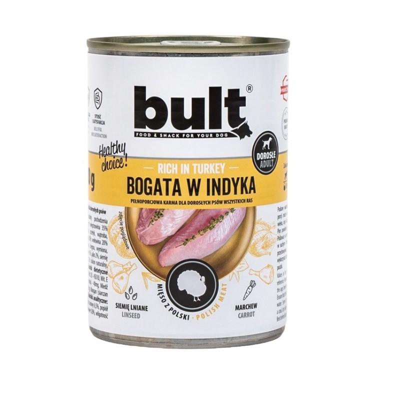 BLUT Rich in turkey - wet dog food - 400g BLUT Rich in turkey - wet dog food - 400g