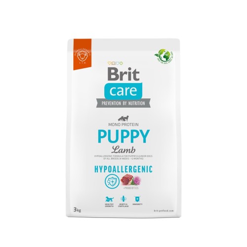 BRIT Care Hypoallergenic Puppy Lamb  - dry dog food - 3 kg