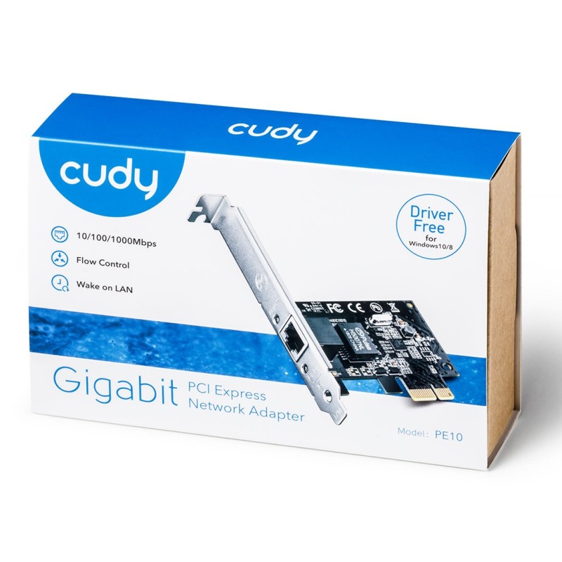 Cudy PE10 network card Internal Ethernet 1000 Mbit/s Cudy PE10 network card Internal Ethernet 1000 Mbit/s