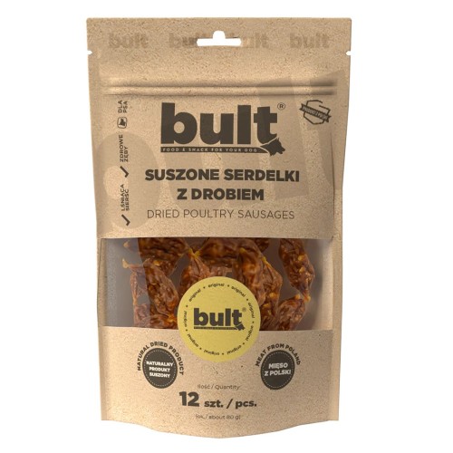 BULT Dried poultry sausages - dog treat - 12