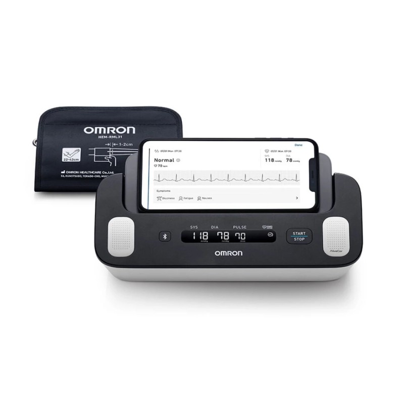 Blood pressure monitor and ECG monitor - OMRON Complete (HEM-7530T-E3) Blood pressure monitor and ECG monitor - OMRON Complete (HEM-7530T-E3)