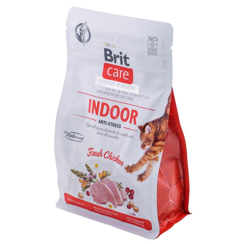 BRIT Care Grain-Free Adult Indoor Anti-Stress - dry cat food - 400 g BRIT Care Grain-Free Adult Indoor Anti-Stress - dry cat food - 400 g