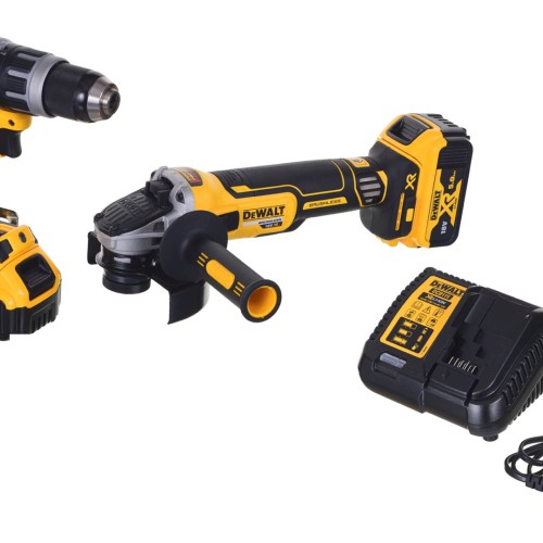 COMBO set 18V DCD796, DCG405 + 2x5,0Ah DCK208