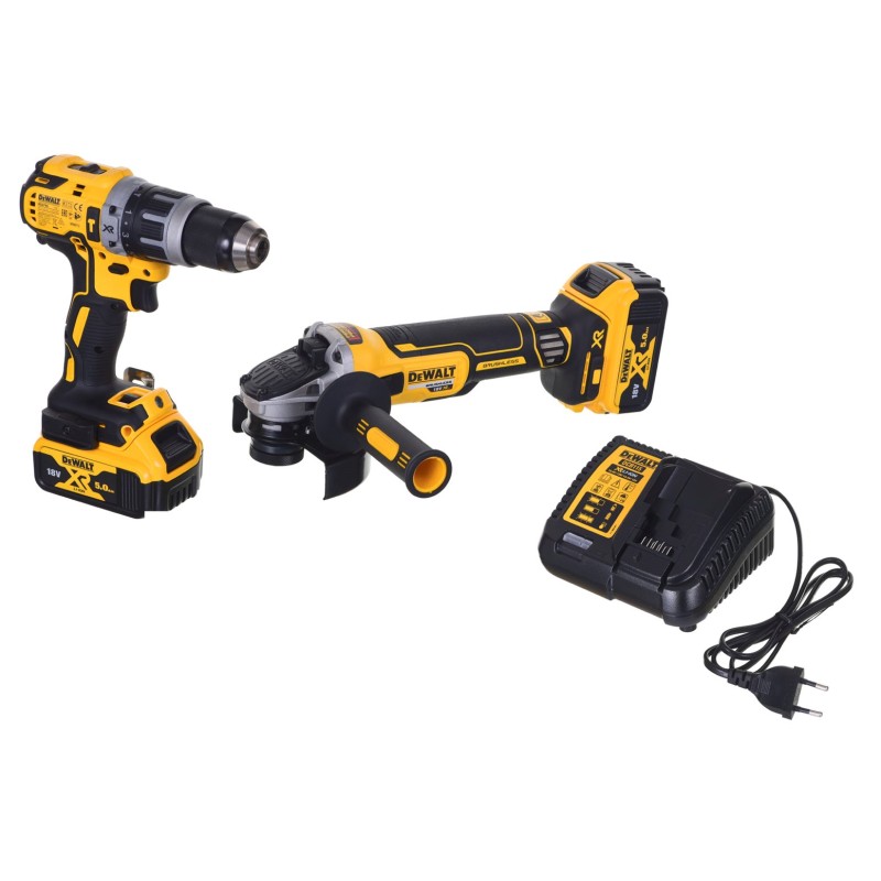 COMBO set 18V DCD796, DCG405 + 2x5,0Ah DCK208 COMBO set 18V DCD796, DCG405 + 2x5,0Ah DCK208
