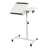 Maclean mobile desk/laptop stand, white, height adjustment 59-89cm, max. 30kg , MC-121 W Maclean mobile desk/laptop stand, white, height adjustment 59-89cm, max. 30kg , MC-121 W