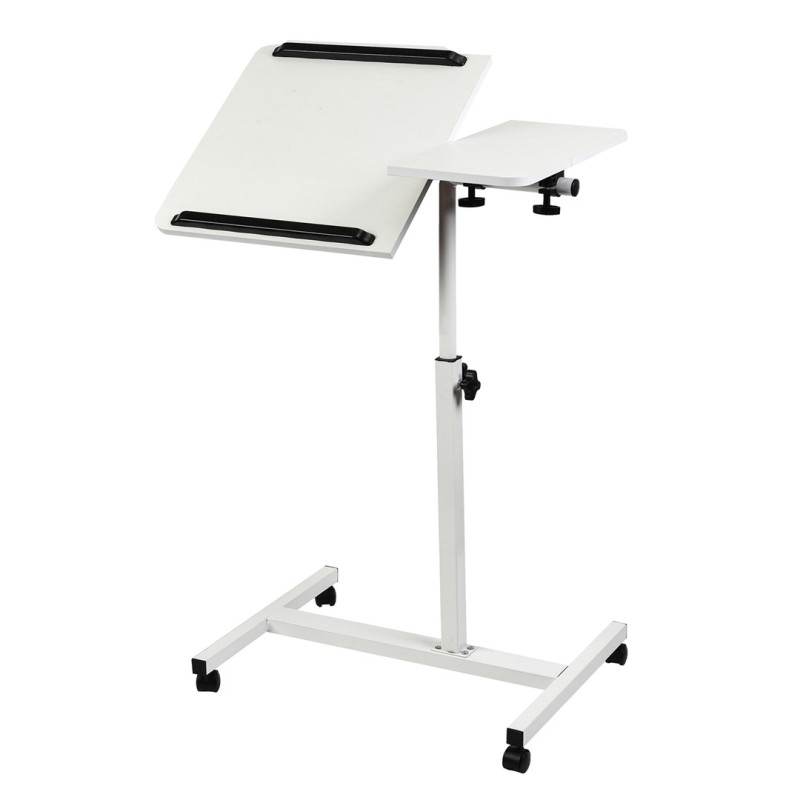 Maclean mobile desk/laptop stand, white, height adjustment 59-89cm, max. 30kg , MC-121 W Maclean mobile desk/laptop stand, white, height adjustment 59-89cm, max. 30kg , MC-121 W