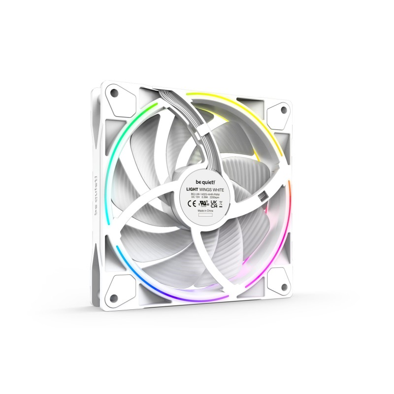 be quiet! Light Wings White | 140mm PWM high-speed Triple-Pack Computer case Fan 14 cm 3 pc(s)