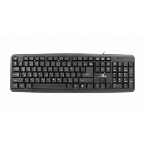 Esperanza TKR101 keyboard Office USB QWERTY English, Russian Black Esperanza TKR101 keyboard Office USB QWERTY English, Russian Black