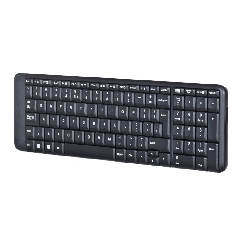 Logitech MK220 keyboard RF Wireless QWERTY International EER Black Logitech MK220 keyboard RF Wireless QWERTY International EER Black