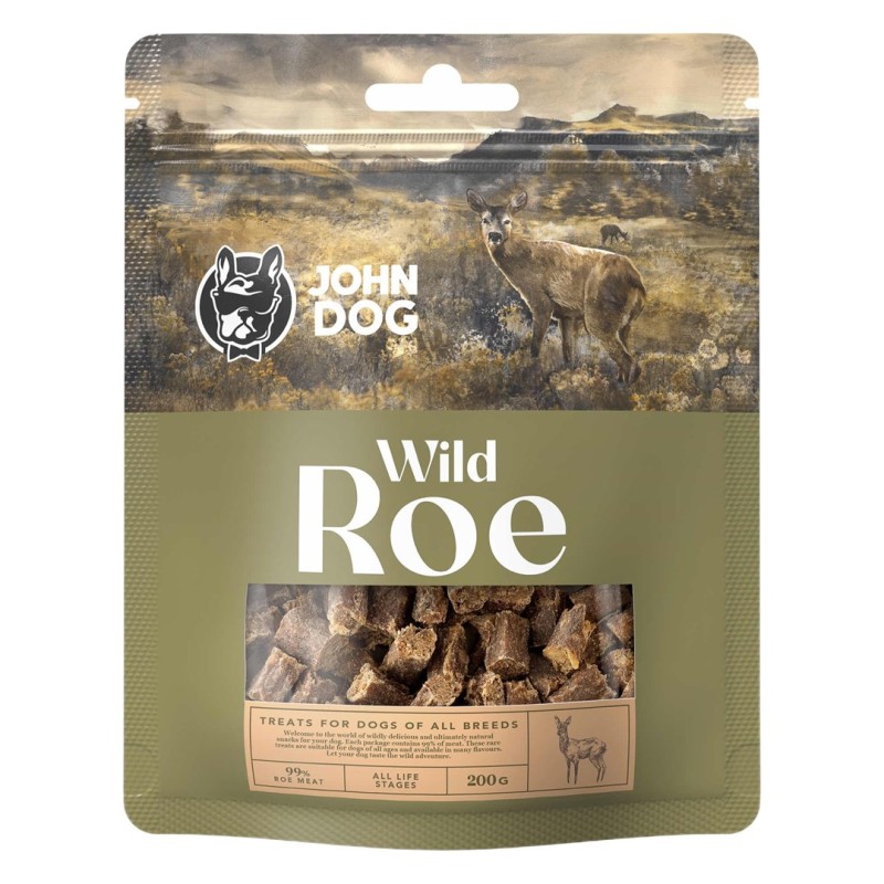 JOHN DOG Wild roe - dog treat - 200g