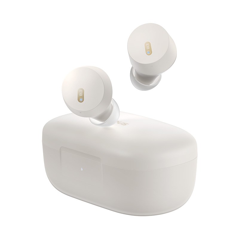 Baseus Bowie E18 Headset True Wireless Stereo (TWS) In-ear Calls/Music USB Type-C Bluetooth White Baseus Bowie E18 Headset True Wireless Stereo (TWS) In-ear Calls/Music USB Type-C Bluetooth White
