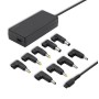 Qoltec 50012 Automatic universal power adapter 90W | 9 plugins | +power cable
