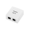 Lanberg OU6-0002-W outlet box RJ-45 White Lanberg OU6-0002-W outlet box RJ-45 White
