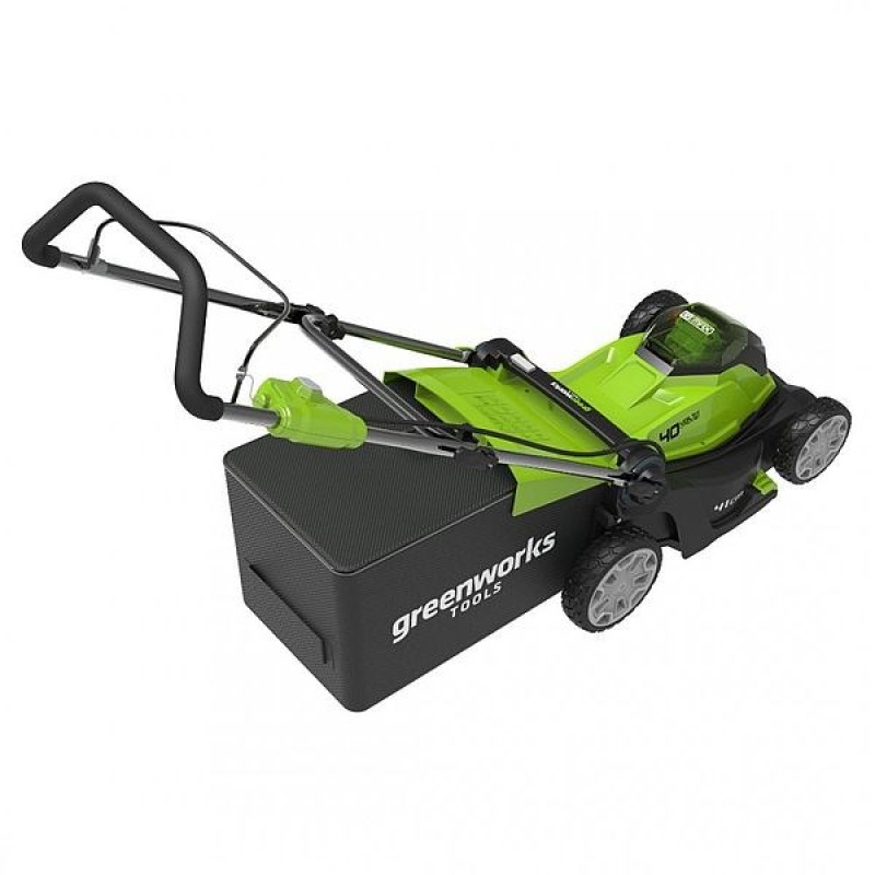 Cordless mower 40V 4Ah 41 cm Greenworks G40LM41K4 - 2504707UB