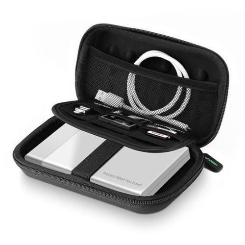 Ugreen 40707 storage drive case Pouch case EVA (Ethylene Vinyl Acetate) Black Ugreen 40707 storage drive case Pouch case EVA (Ethylene Vinyl Acetate) Black